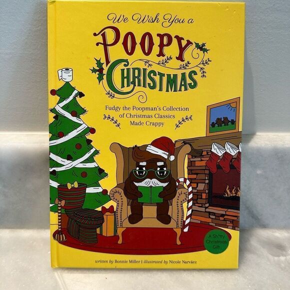 NWT We Wish You a Poopy Christmas Fudgy the Poopman's Collection Book OS - Picture 1 of 3
